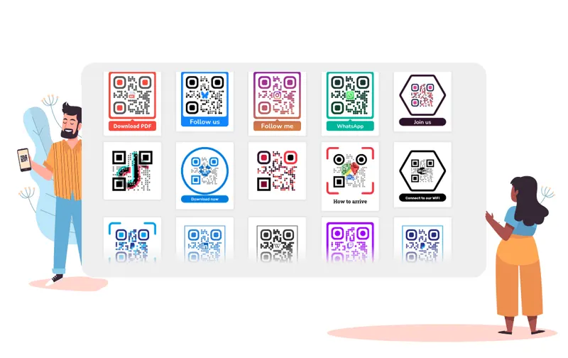Crear QR personalizados con plantillas predefinidas